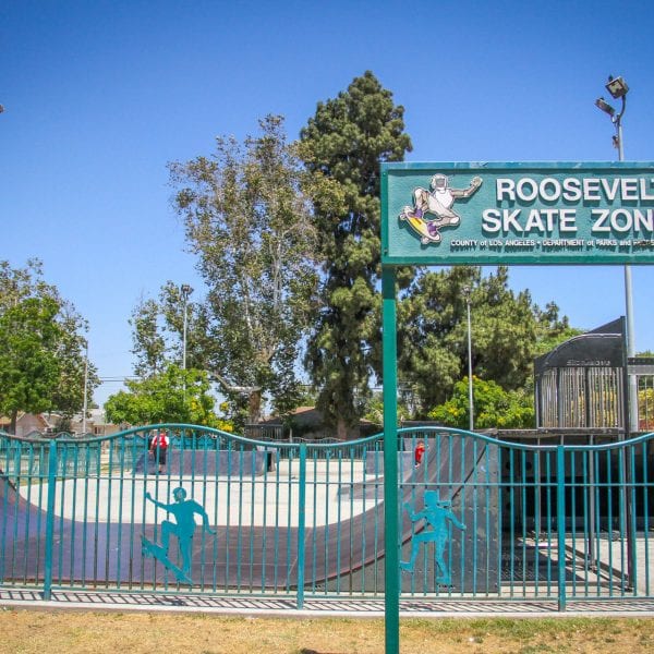 Roosevelt Skate Zone sign