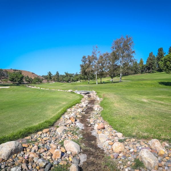 Picture of a creek at Mountain Meadows Golf Course
