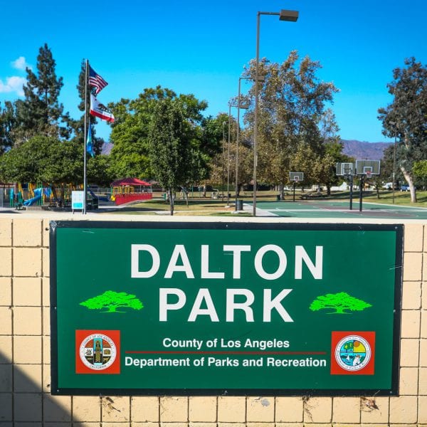 Dalton Park sign