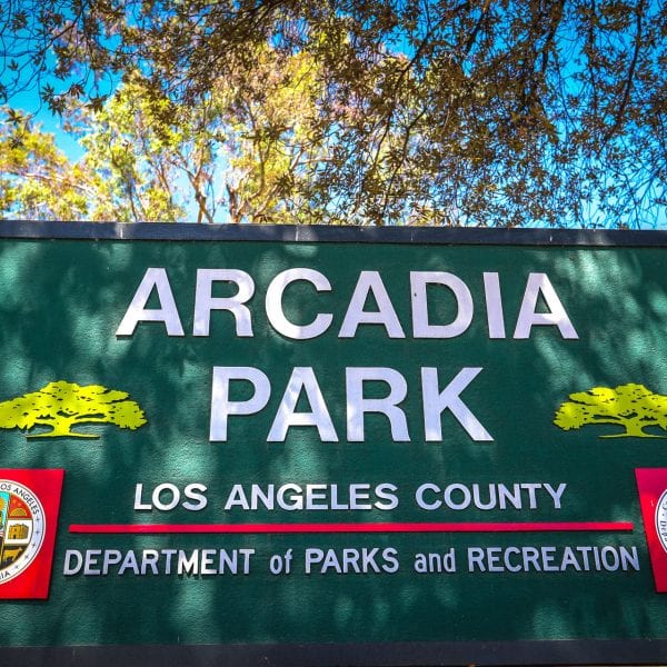 Arcadia Park Sign