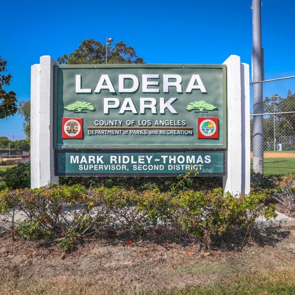 Ladera Park sign