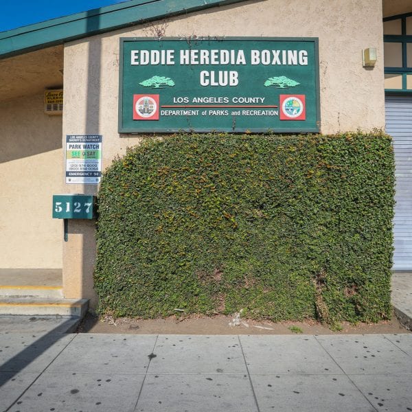 Eddie Heredia Boxing Club sign