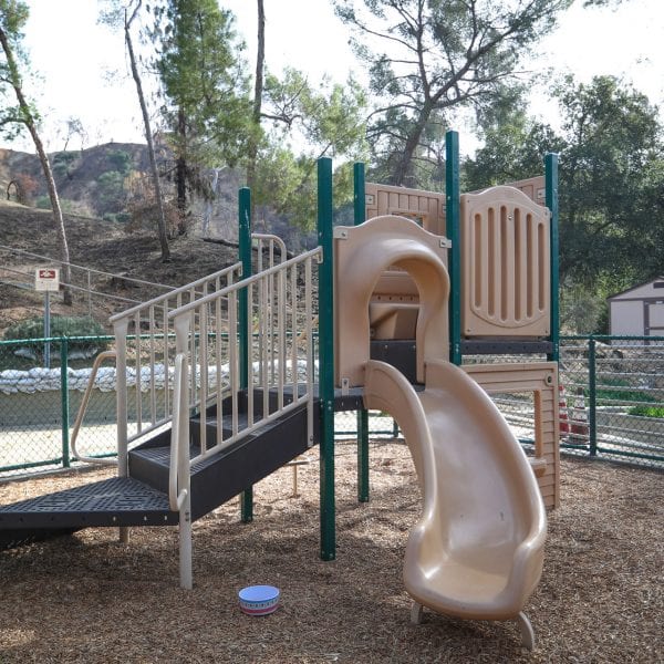 Slide on playground