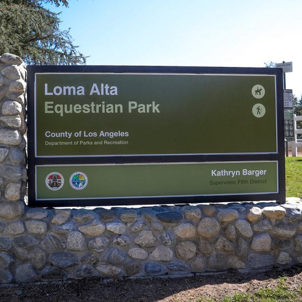 Loma Alta Equestrian Center Sign