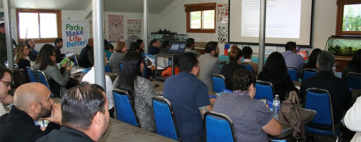 group of adults in a class