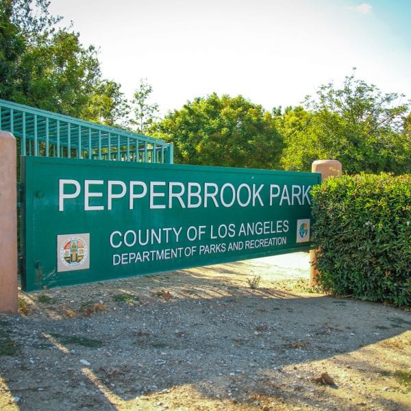 Pepperbrook Park sign
