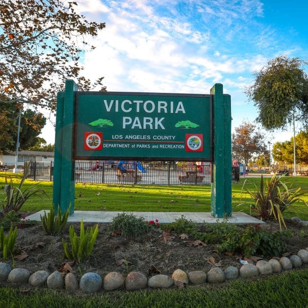 Victoria Park sign