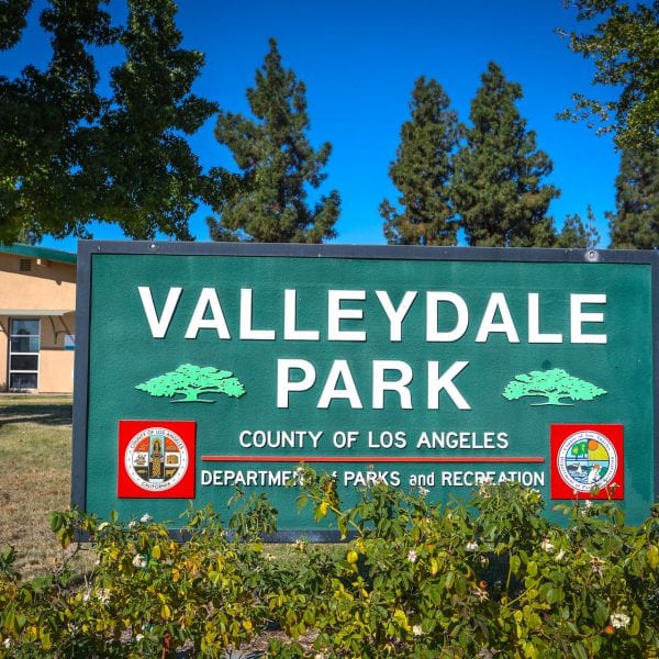 Valleydale Park sign