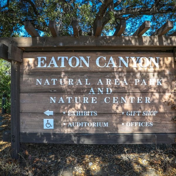 Eaton Canyon sign