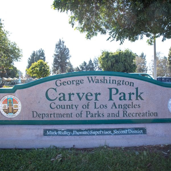 George Washington Carver Park sign
