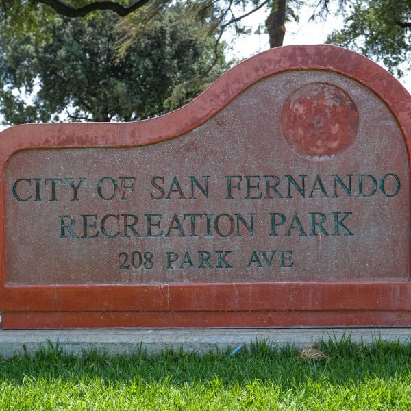 San Fernando Park sign