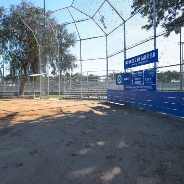 Baseball field net