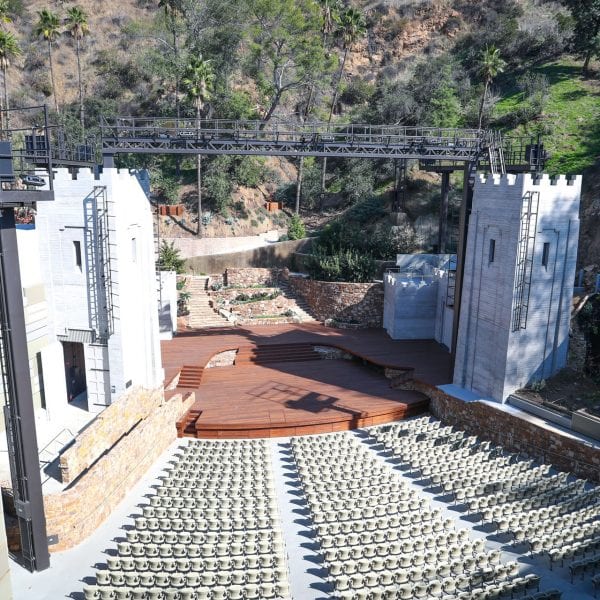 Amphitheater view from high seats