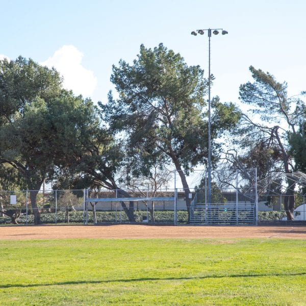 Athens Park baseball dugout