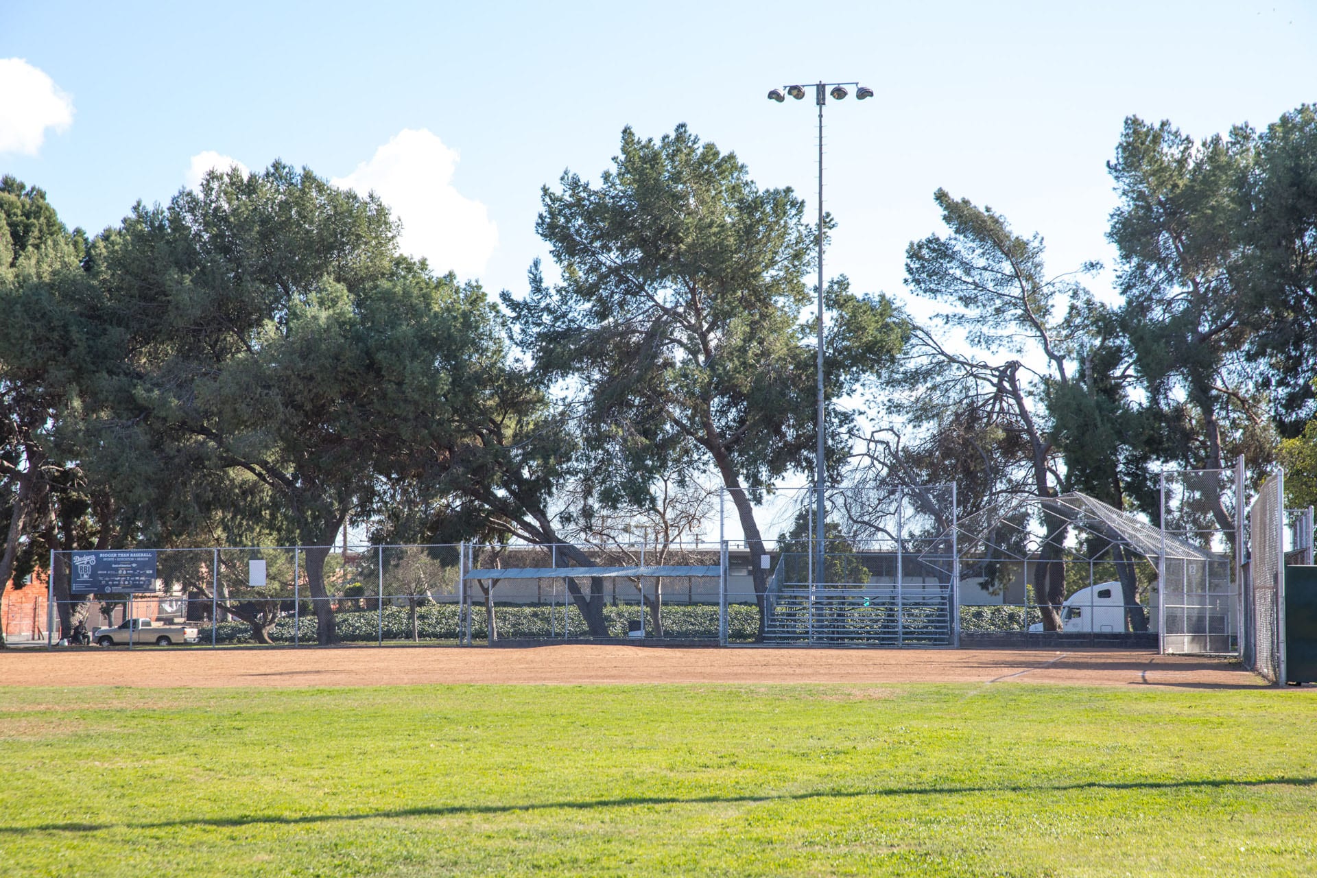 Athens Park baseball dugout