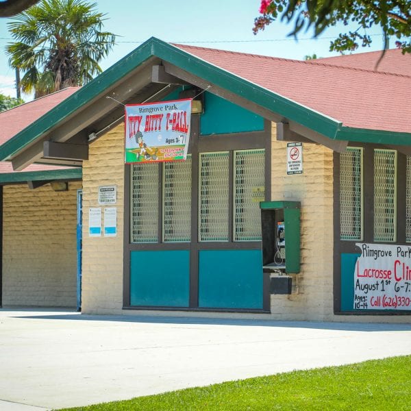 Rimgrove Park facility with signage