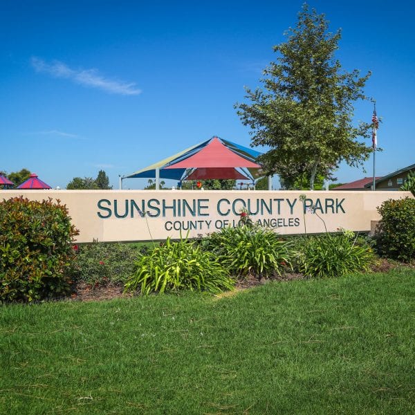 Sunshine County Park sign